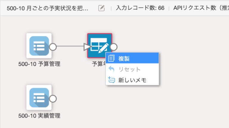 直感的なデータ編集フロー